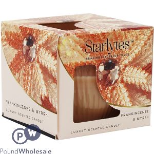 Starlytes Frankincense & Myrrh Luxury Scented Candle