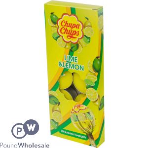 Chupa Chups Tealights Lime And Lemon 10 Pack