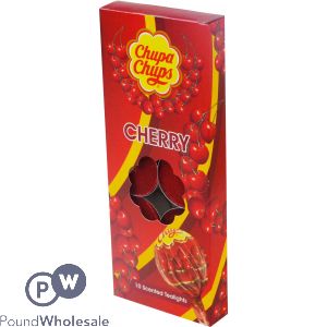 Chupa Chups Tealights Cherry 10 Pack