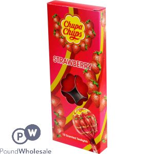 Chupa Chups Tealights Strawberry 10 Pack