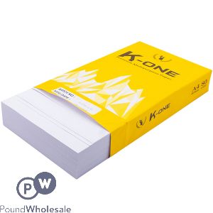 K-One A4 80gsm Premium Multipurpose Paper Ream 500 Sheets