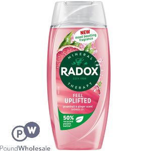 Radox Mineral Therapy Grapefruit & Ginger Feel Uplifted Shower Gel 255ml