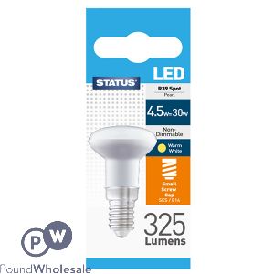 Status 4.5w=30w R39 Spot Warm White Ses/e14 Led Light Bulb