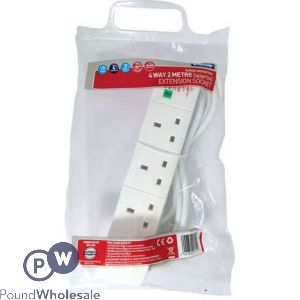 STATUS 4 WAY SURGE PROTECTED 2M EXTENSION 