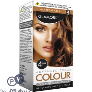 Glamorize Mahogany Permanent Hair Colour No.4