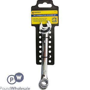 Marksman Cr-V Combination Spanner Set 3pc 13mm, 14mm &amp; 15mm