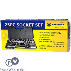 MARKMAN SOCKET SET 25PC