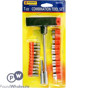 Marksman T-22 Combination Tool Set 22pc