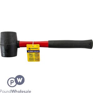  Marksman Fibreglass Handle Rubber Mallet 16oz