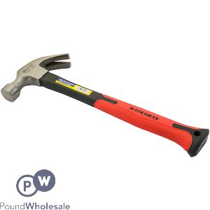 MARKSMAN FIBREGLASS HANDLE CLAW HAMMER 16OZ