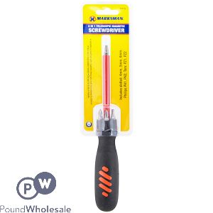 Marksman 8-in-1 Telescopic Magnetic Screwdriver Set