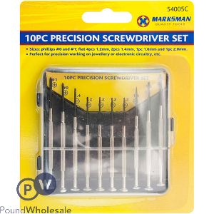 Marksman Precision Screwdriver Set 10pc