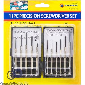 11pc PRECISION SCREWDRIVER SET