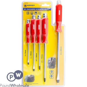 Marksman Engineers Screwdriver Set 5pc