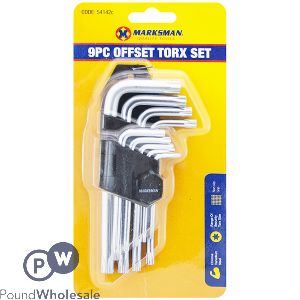 Marksman Offset Torx Set 9pc