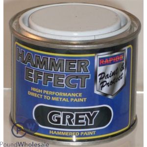 Rapide Hammer Effect Grey Paint 170ml