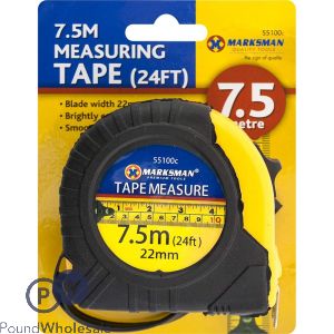 Marksman Measuring Tape 7.5m