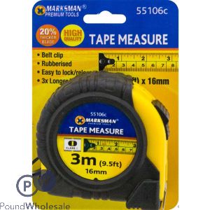 MARKSMAN TAPE MEASURE 3M