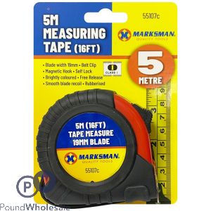 Marksman Tape Measure 5m