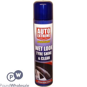 Auto Extreme Professional Wet Look And Tyre Shine And Clean Spray 300ml (expired Stock 2017)