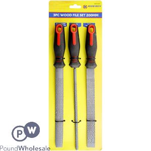 Marksman Wood File Set 20cm 3pc