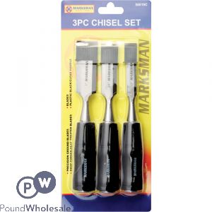 3pc Chisel Set 