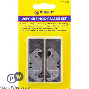 MARKSMAN SK5 HOOK BLADE SET 20PC