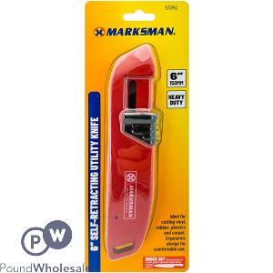 Marksman Self-retracting Utility Knife 6"