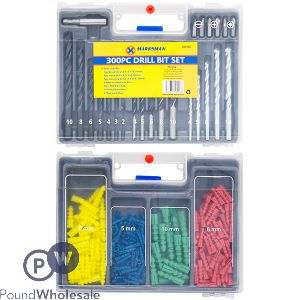 MARKSMAN DRILL BIT SET 300PC