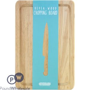 Apollo Hevea Wood Chopping Board 30cm X 20cm