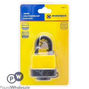 Marksman Weatherproof Padlock 40mm