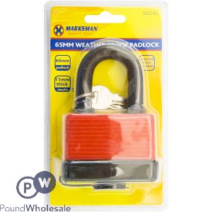 Marksman Weatherproof Padlock 60mm