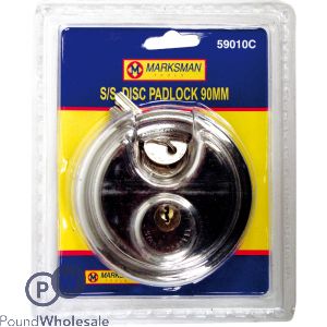 90mm S/s Disc Padlock