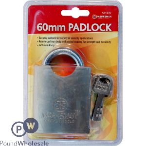 Marksman Beam Blade Padlock 60mm