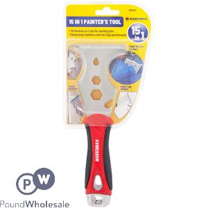 Marksman 15-in-1 Putty Knife Painter's Tool