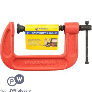 MARKSMAN HEAVY DUTY G-CLAMP 3"