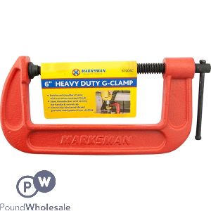 MARKSMAN HEAVY DUTY G-CLAMP 6"