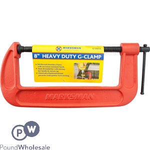 MARKSMAN HEAVY DUTY G-CLAMP 8"