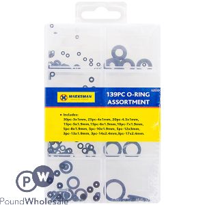 Marksman O-ring Assortment 139pc