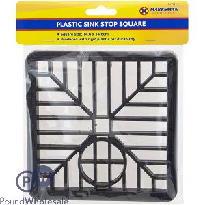 Marksman Plastic Sink Stop Square 14.6cm