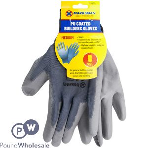Marksman Pu-coated Builders Gloves Medium