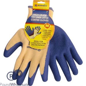 Marksman Latex Coated Work Gloves Medium