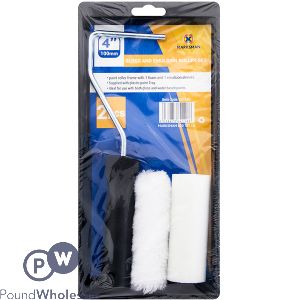 Marksman 4" Gloss And Emulsion Roller Set 2pcs