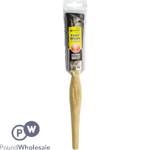 Marksman Wooden Handle Paint Brush 1"