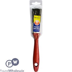 MARKSMAN RED HANDLE PAINT BRUSH 1"