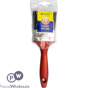 Marksman Red Handle Paint Brush 2.5"