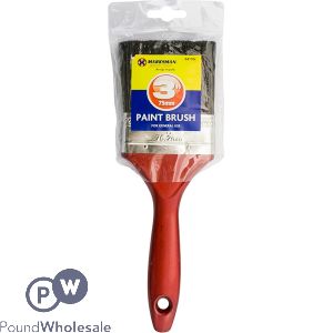 Marksman Red Handle Paint Brush 3"