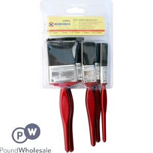 Marksman Paint Brush Set Cherry 5pc