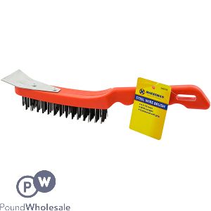 Marksman Steel Wire Brush 4 X 15 Rows