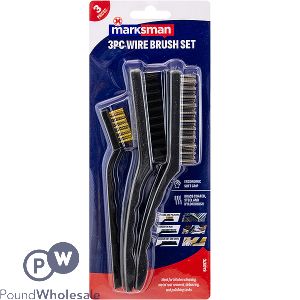 Marksman Wire Brush Set 3pc